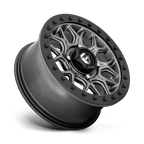 Fuel Utv D919 Tech Utv Beadlock 15X7 +38 Matte Gunmetal Black Bead Ring