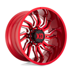 Xd Xd858 Tension 20X10 -18 Candy Red Milled