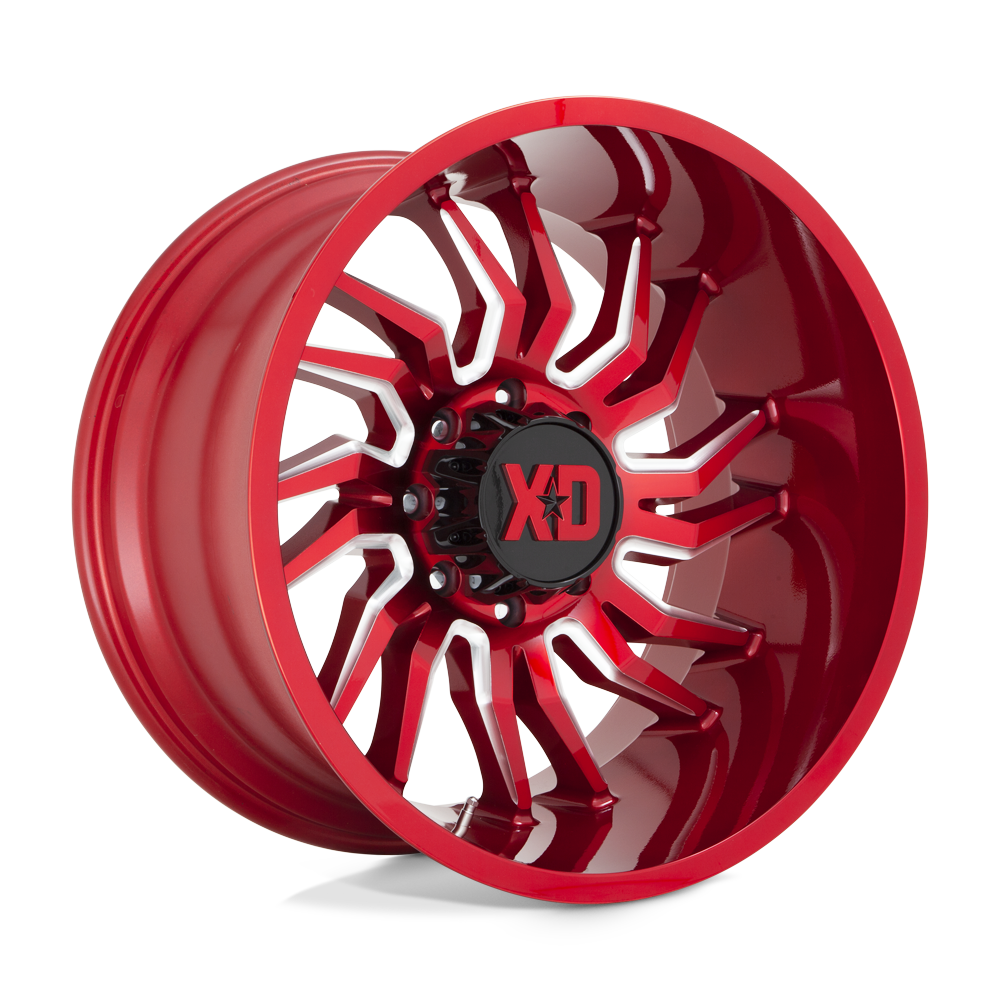 Xd Xd858 Tension 22X10 -18 Candy Red Milled