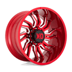 Xd Xd858 Tension 20X10 -18 Candy Red Milled