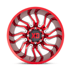 Xd Xd858 Tension 22X10 -18 Candy Red Milled
