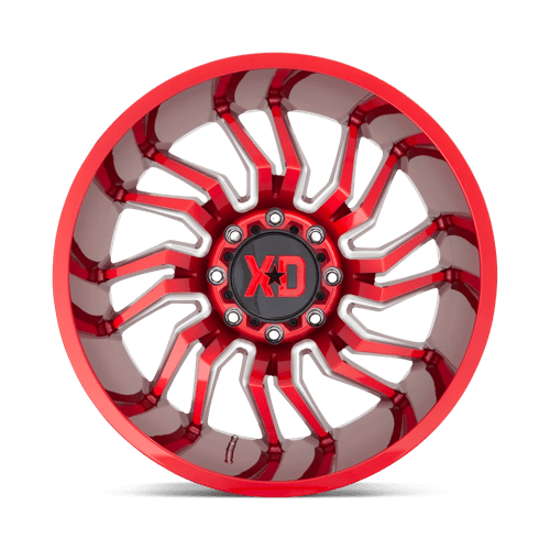 Xd Xd858 Tension 22X10 -18 Candy Red Milled
