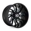 Xd Xd858 Tension 22X10 -18 Gloss Black Milled