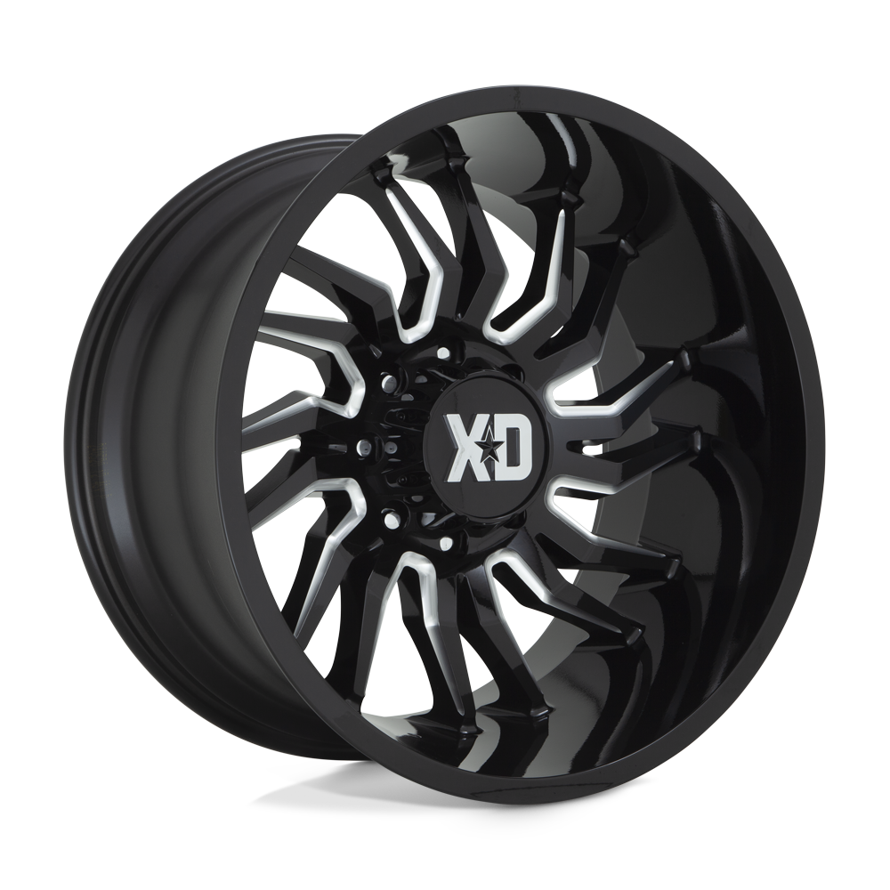 Xd Xd858 Tension 22X10 -18 Gloss Black Milled