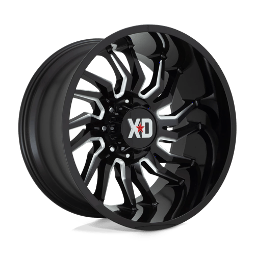 Xd Xd858 Tension 20X10 -18 Gloss Black Milled
