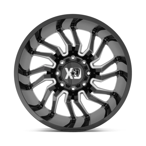 Xd Xd858 Tension 20X10 -18 Gloss Black Milled