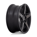 Niche 1Pc M271 Teramo 20X9 +38 Matte Black W Double Dark Tint