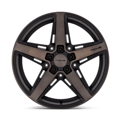 Niche 1Pc M271 Teramo 20X9 +25 Matte Black W Double Dark Tint
