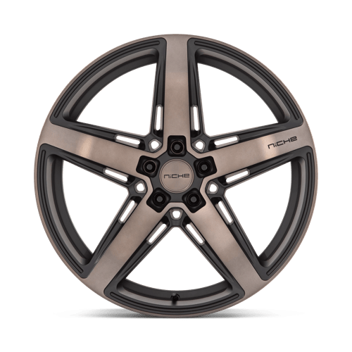 Niche 1Pc M271 Teramo 20X10.5 +20 Matte Black W Double Dark Tint