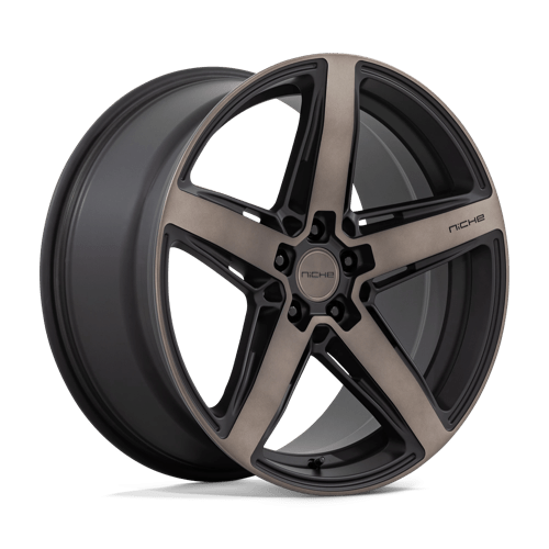 Niche 1Pc M271 Teramo 20X10.5 +35 Matte Black W Double Dark Tint