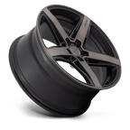 Niche 1Pc M271 Teramo 20X9 +35 Matte Black W Double Dark Tint