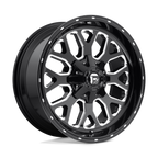 Fuel 1Pc D588 Titan 20X9 +20 Gloss Black Milled