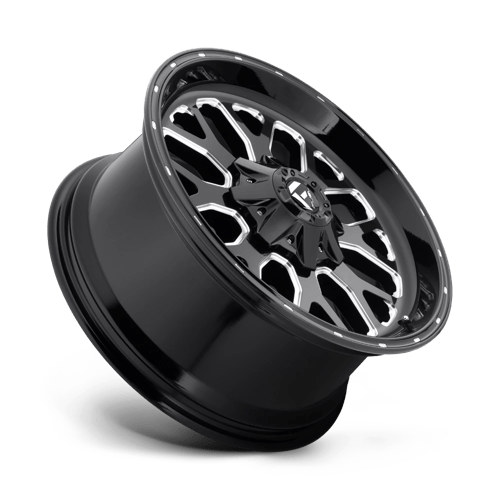 Fuel 1Pc D588 Titan 20X9 +1 Gloss Black Milled