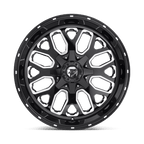 Fuel 1Pc D588 Titan 20X9 +20 Gloss Black Milled