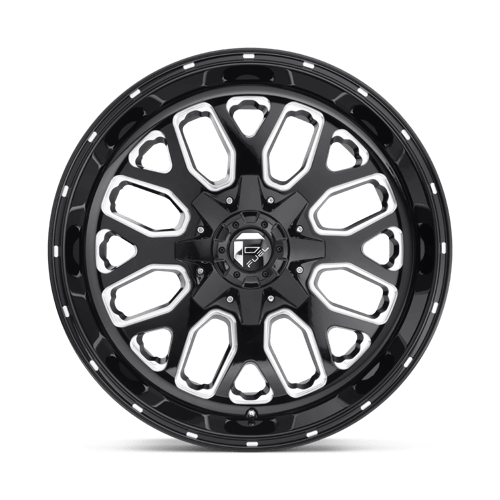 Fuel 1Pc D588 Titan 20X10 -18 Gloss Black Milled