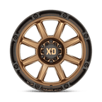 Xd Xd863 20X10 -18 Matte Bronze W/ Black Lip