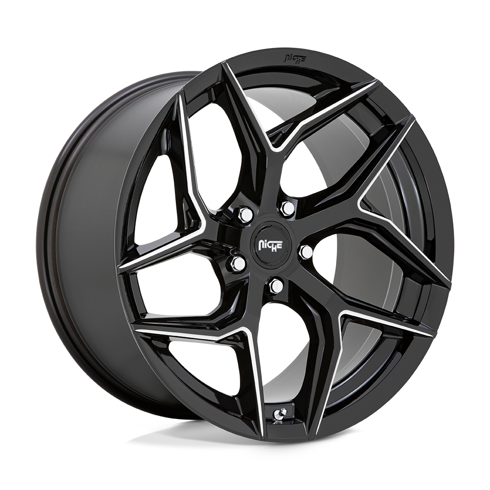 Niche 1Pc M266 Torsion 20X9 +35 Gloss Black Milled