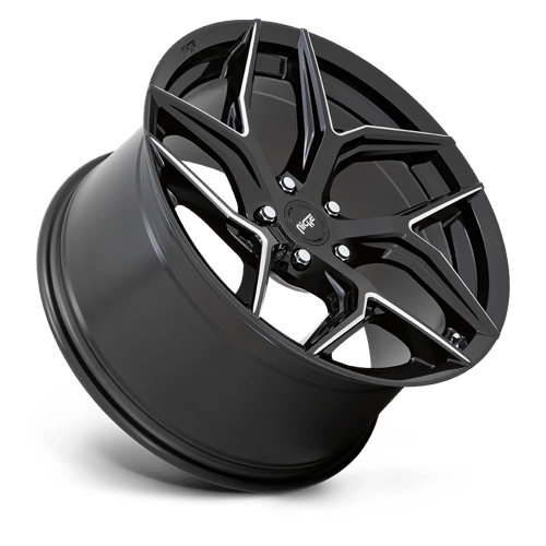 Niche 1Pc M266 Torsion 20X10.5 +40 Gloss Black Milled