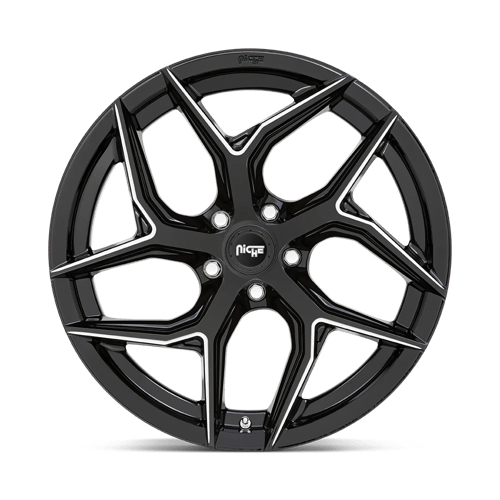 Niche 1Pc M266 Torsion 20X10.5 +40 Gloss Black Milled