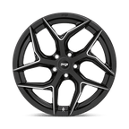Niche 1Pc M266 Torsion 20X9 +35 Gloss Black Milled
