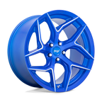 Niche 1Pc M268 Torsion 20X10.5 +40 Anodized Blue Milled