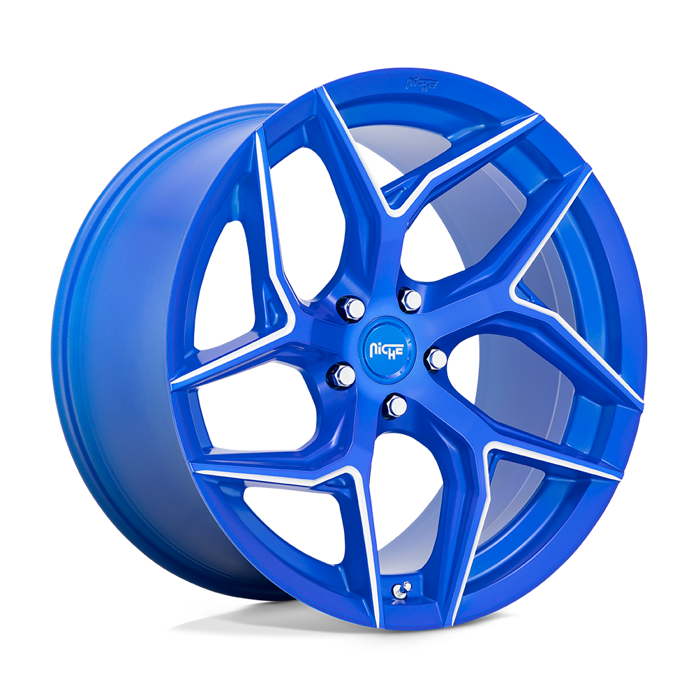 Niche 1Pc M268 Torsion 20X10.5 +40 Anodized Blue Milled