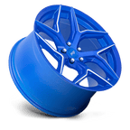Niche 1Pc M268 Torsion 20X9 +25 Anodized Blue Milled