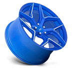 Niche 1Pc M268 Torsion 20X9 +35 Anodized Blue Milled