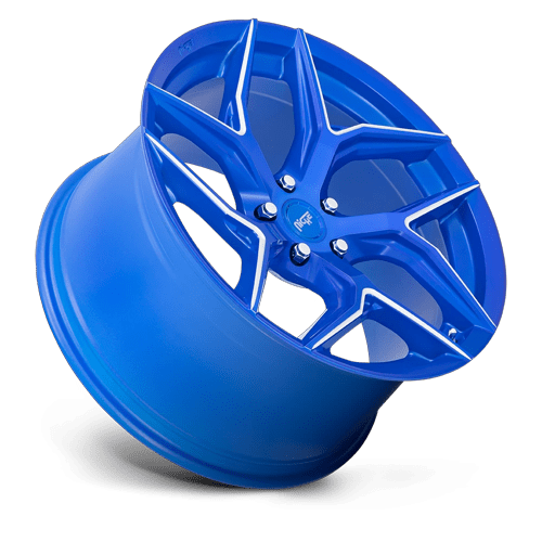 Niche 1Pc M268 Torsion 20X9 +35 Anodized Blue Milled