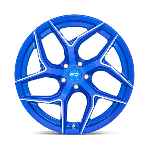 Niche 1Pc M268 Torsion 20X9 +25 Anodized Blue Milled