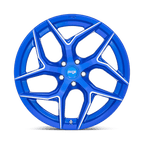 Niche 1Pc M268 Torsion 20X9 +35 Anodized Blue Milled