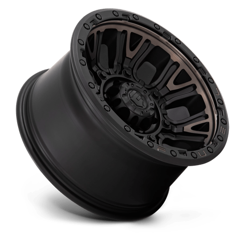 Fuel 1Pc D824 Traction 20X10 -18 Matte Black W Double Dark Tint