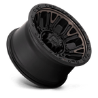 Fuel 1Pc D824 Traction 20X9 +1 Matte Black W Double Dark Tint