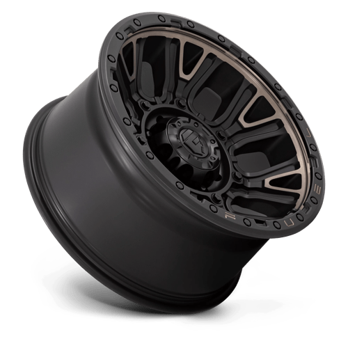Fuel 1Pc D824 Traction 20X10 -18 Matte Black W Double Dark Tint