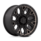 Fuel 1Pc D824 Traction 20X9 +1 Matte Black W Double Dark Tint