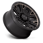 Fuel 1Pc D824 Traction 20X9 +1 Matte Black W Double Dark Tint