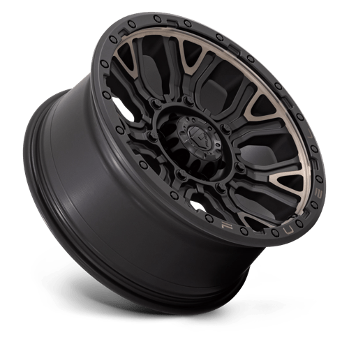 Fuel 1Pc D824 Traction 20X9 +1 Matte Black W Double Dark Tint