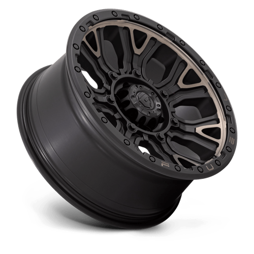 Fuel 1Pc D824 Traction 20X9 +1 Matte Black W Double Dark Tint