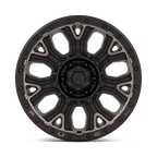 Fuel 1Pc D824 Traction 20X9 +1 Matte Black W Double Dark Tint