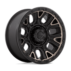 Fuel 1Pc D824 Traction 20X9 +1 Matte Black W Double Dark Tint