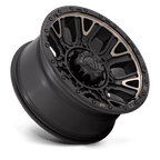 Fuel 1Pc D824 Traction 20X9 +1 Matte Black W Double Dark Tint