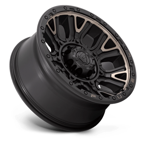 Fuel 1Pc D824 Traction 20X9 +1 Matte Black W Double Dark Tint