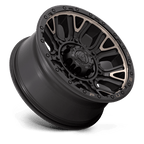Fuel 1Pc D824 Traction 20X9 +1 Matte Black W Double Dark Tint