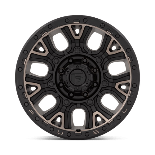 Fuel 1Pc D824 Traction 20X9 +1 Matte Black W Double Dark Tint