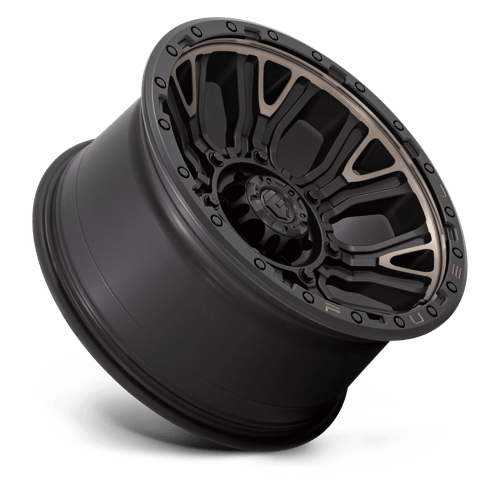 Fuel 1Pc D824 Traction 20X10 -18 Matte Black W Double Dark Tint