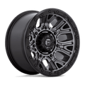 Fuel 1Pc D825 Traction 15X8 -19 Matte Gunmetal W/ Black Ring