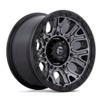 Fuel 1Pc D825 Traction 17X9 +1 Matte Gunmetal W/ Black Ring