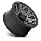 Fuel 1Pc D825 Traction 20X10 -18 Matte Gunmetal W/ Black Ring