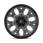 Fuel 1Pc D825 Traction 20X10 -18 Matte Gunmetal W/ Black Ring