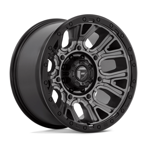 Fuel 1Pc D825 Traction 20X10 -18 Matte Gunmetal W/ Black Ring